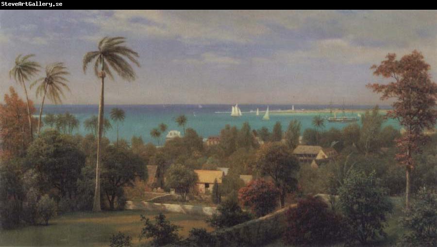 Albert Bierstadt Bahamas Harbour